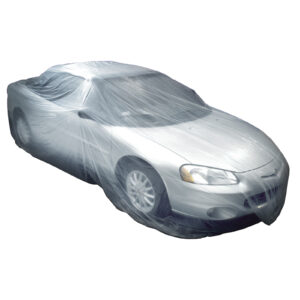 Car Cover - Large 25 ft. Clear Cover - 25'' x 6'' 8",  Roll of 30