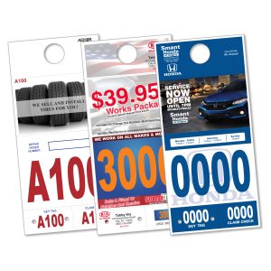 Custom Standard AdVer-Tag/Post Card Reply Number 5.5x12 -  Qty. 1 Each
