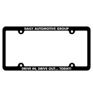 License Plate Frames - Screen Printed - Qty. 1