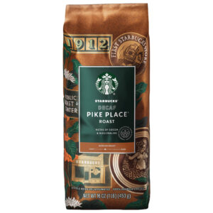 Whole Bean Coffee - Starbucks Pike Place Decaf