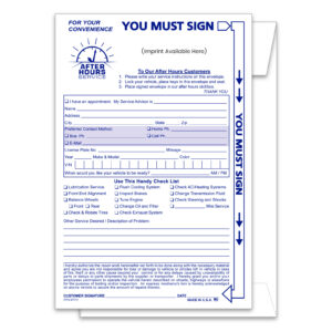 Custom After Hours Envelopes - Custom Imprint Area - Standard - Self Seal